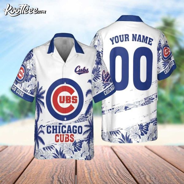 Chicago Cubs Personalized Cubby Cove Hawaiian Shirt