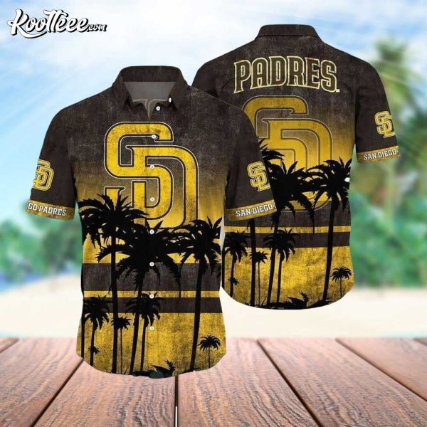 San Diego Padres Tropical Oasis Hawaiian Shirt