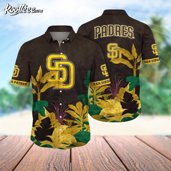 San Diego Padres Tropical Palm Hawaiian Shirt