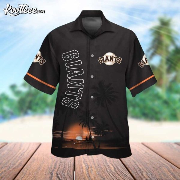 San Francisco Giants Golden Sunset Hawaiian Shirt