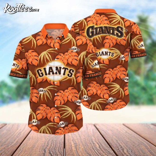 San Francisco Giants Orange Crush Hawaiian Shirt