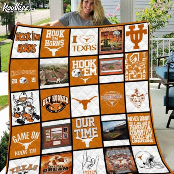 Texas Longhorns NCAA Quilt Blanket