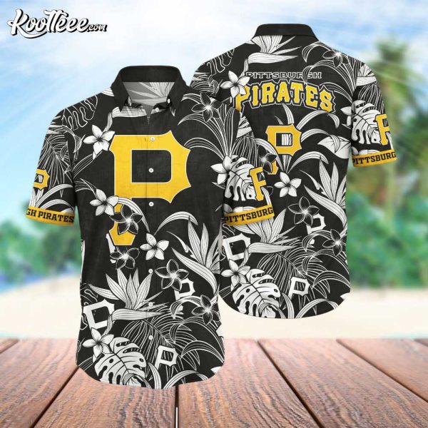 Pittsburgh Pirates Floral Pattern Summer Hawaiian Shirt