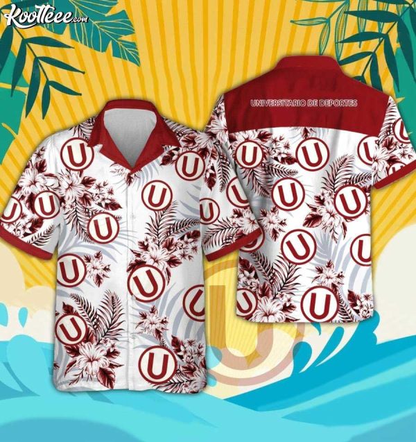 Universitario De Deportes Peru Football Hawaiian Shirt And Shorts