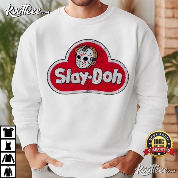 Slay-doh Jason Voorhees Funny Horror T-Shirt