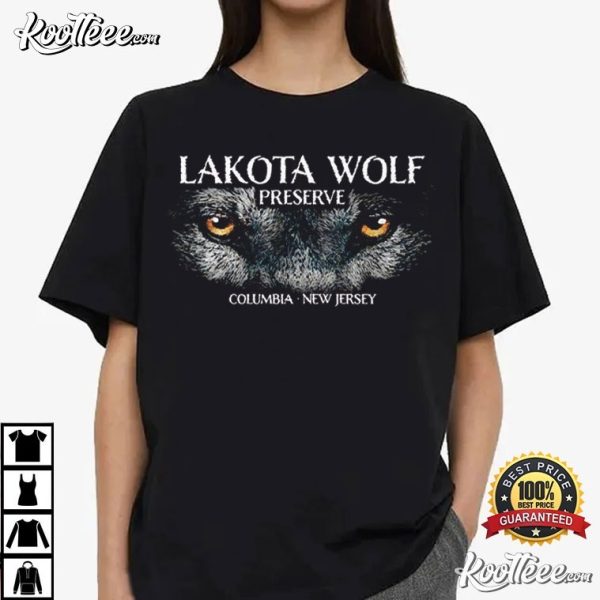 Lakota Wolf Preserve Columbia T-Shirt