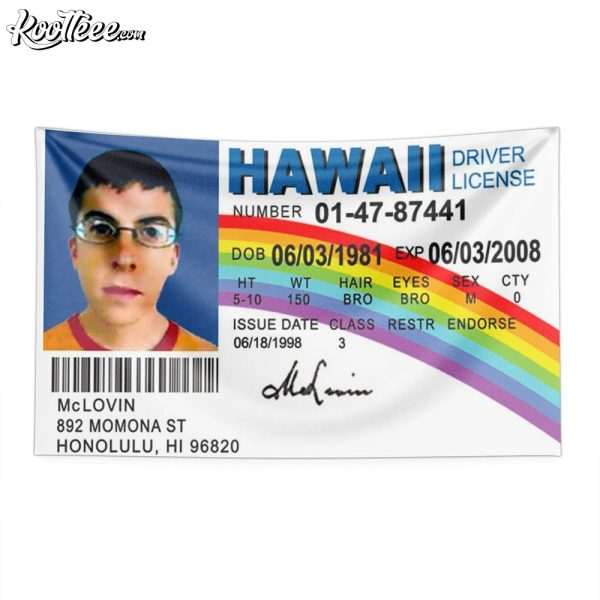 McLovin ID Superbad Wall Tapestry