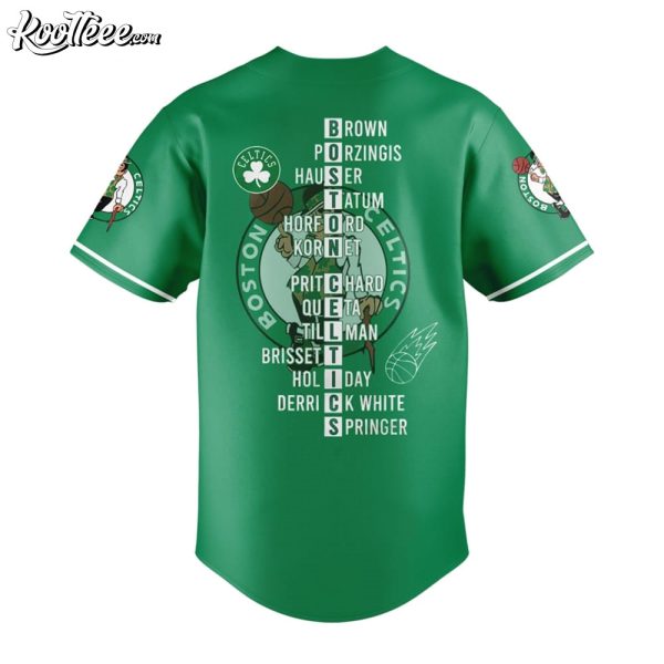 Boston Celtics 2024 Finals Champions Baseball Jersey