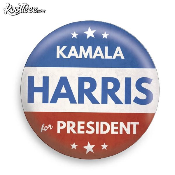 Kamala Harris For President 2024 Election Pin Button