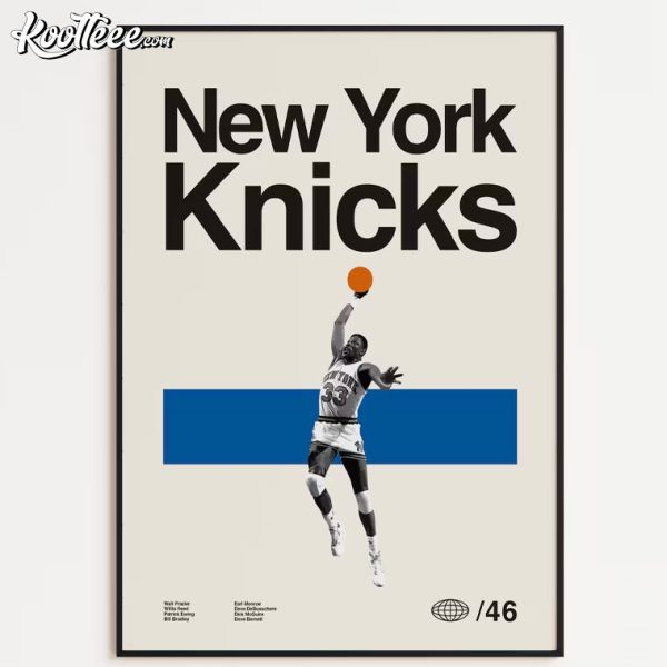 New York Knicks Basketball NBA Gift Poster