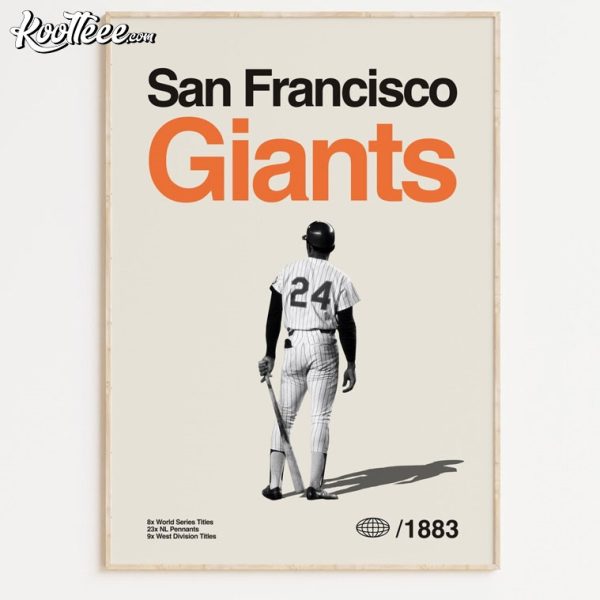 San Francisco Giants Baseball MLB Poster