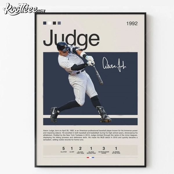 Aaron Judge New York Yankees Baseball Poster