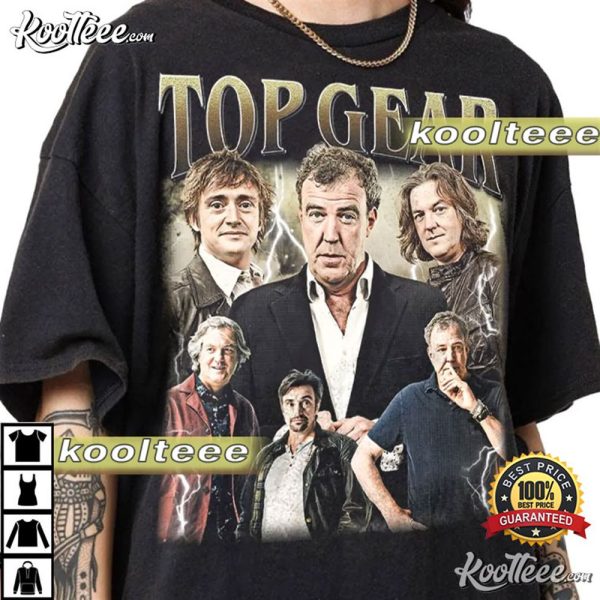 Top Gear Trio Vintage Gift For Fan T-Shirt