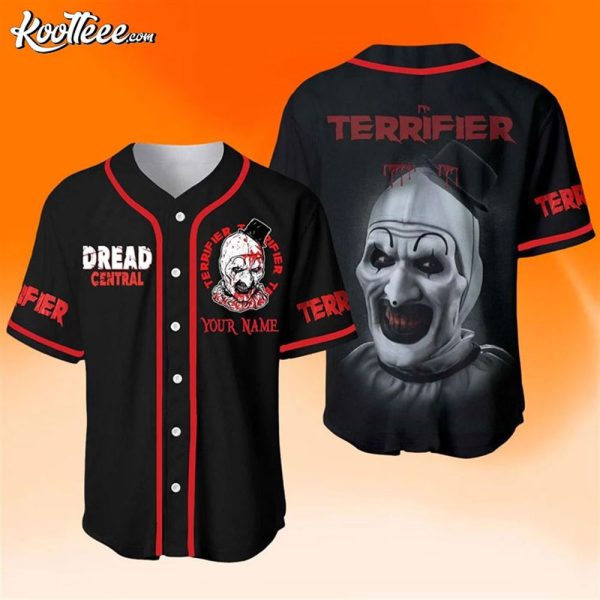 Terrifier Dread Central Halloween Custom Baseball Jersey