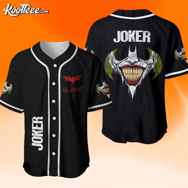 Joker Halloween Gift Baseball Jersey