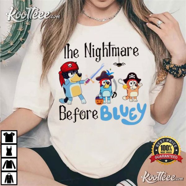 Bluey The Nightmare Halloween Season T-Shirt