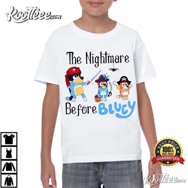 Bluey The Nightmare Halloween Season T-Shirt