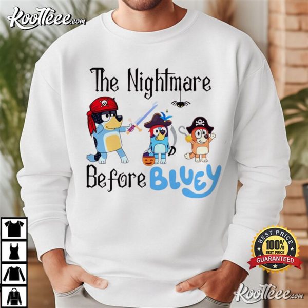 Bluey The Nightmare Halloween Season T-Shirt