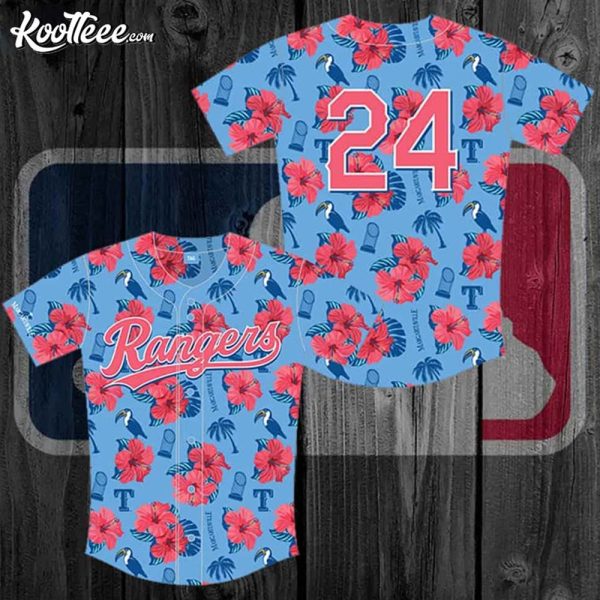 Texas Rangers Margaritaville Night 2024 Baseball Jersey