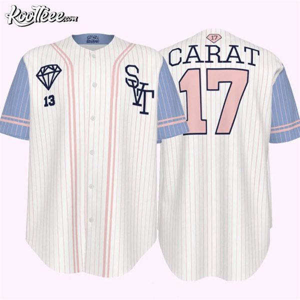 Seventeen Carat 17 Kpop Baseball Jersey