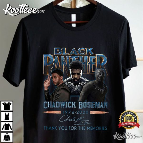 Black Panther Chadwick Boseman 1976-2020 T-Shirt