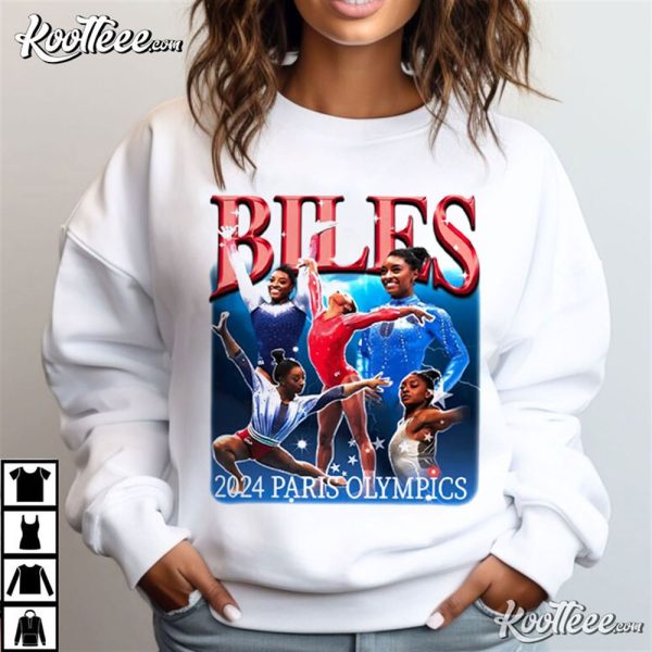 Jonathan Owens Simone Biles Paris Olympics 2024 T-Shirt