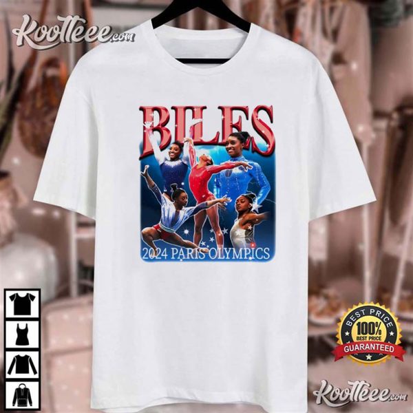 Jonathan Owens Simone Biles Paris Olympics 2024 T-Shirt