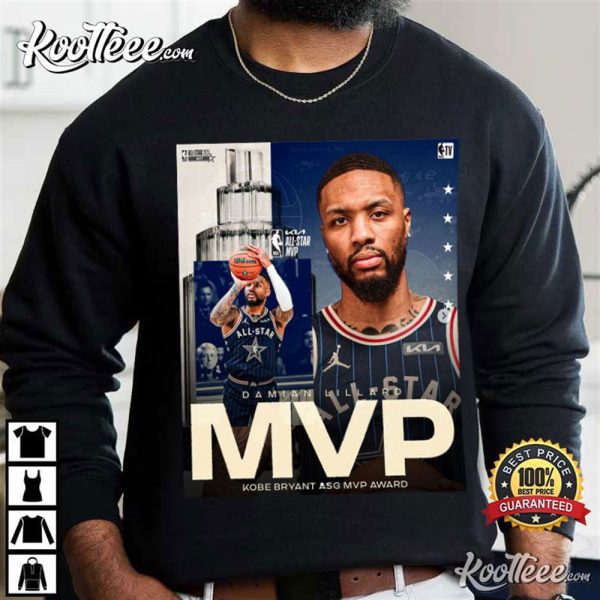 Damian Lillard MVP Kobe Bryant ASG MVP Award NBA All Star 2024 T-Shirt