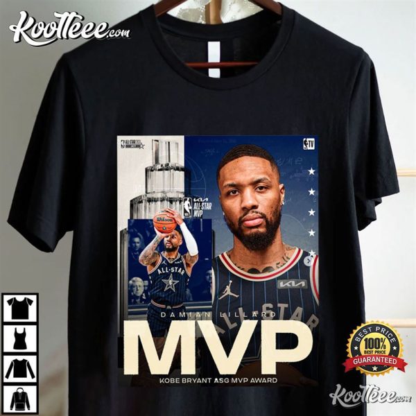 Damian Lillard MVP Kobe Bryant ASG MVP Award NBA All Star 2024 T-Shirt