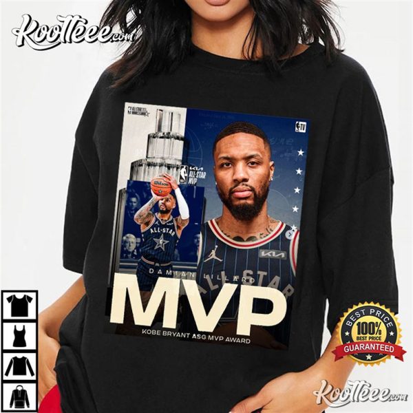 Damian Lillard MVP Kobe Bryant ASG MVP Award NBA All Star 2024 T-Shirt