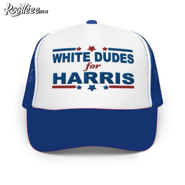 White Dudes For Harris Kamala Harris Trucker Cap