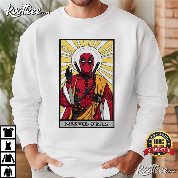 Marvel Jesus Funny Deadpool Christian T-Shirt