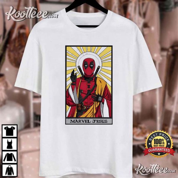 Marvel Jesus Funny Deadpool Christian T-Shirt