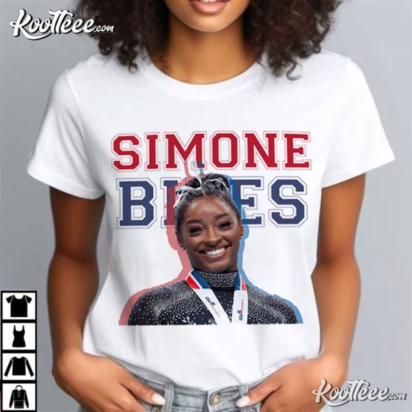 Simone Biles Gymnastics Olympics Paris 2024 T-Shirt