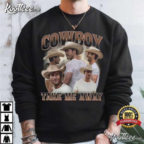 Glen Powell Cowboy Take Me Away Vintage 90s T-Shirt