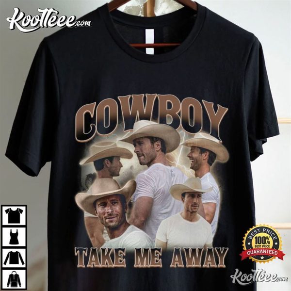 Glen Powell Cowboy Take Me Away Vintage 90s T-Shirt