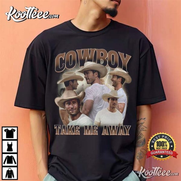 Glen Powell Cowboy Take Me Away Vintage 90s T-Shirt