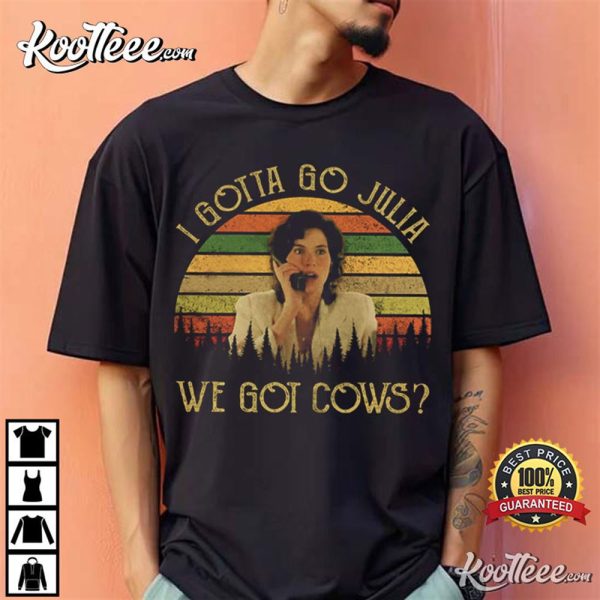 Jami Gertz I Gotta Go Julia We Got Cows Vintage T-Shirt