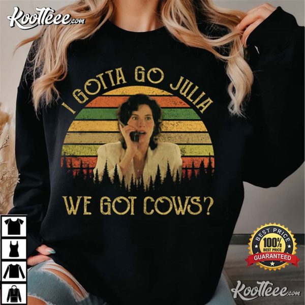 Jami Gertz I Gotta Go Julia We Got Cows Vintage T-Shirt