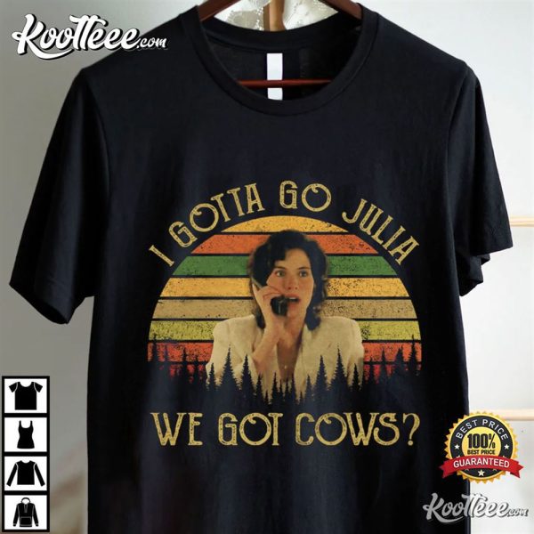 Jami Gertz I Gotta Go Julia We Got Cows Vintage T-Shirt