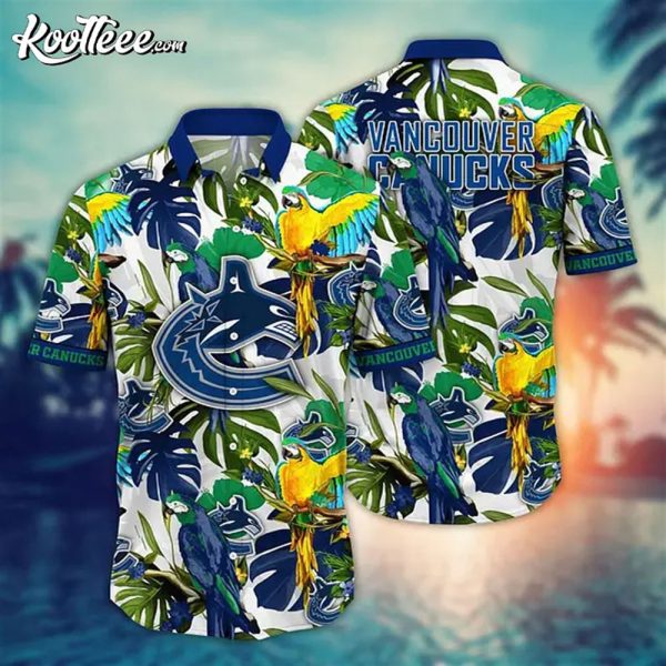 Vancouver Canucks NHL Aloha Hawaiian Shirt