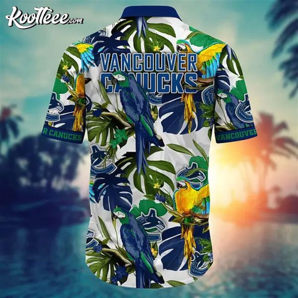 Vancouver Canucks NHL Aloha Hawaiian Shirt