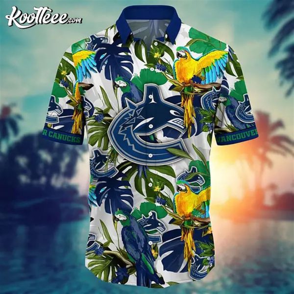 Vancouver Canucks NHL Aloha Hawaiian Shirt