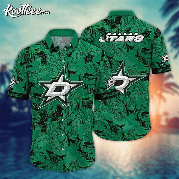 Dallas Stars NHL Aloha Hawaiian Shirt