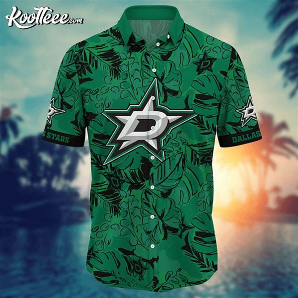 Dallas Stars NHL Aloha Hawaiian Shirt