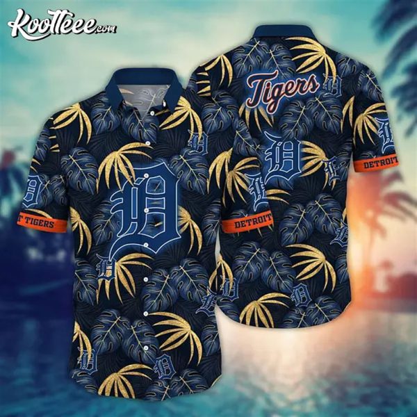 Detroit Tigers MLB Aloha Hawaiian Shirt