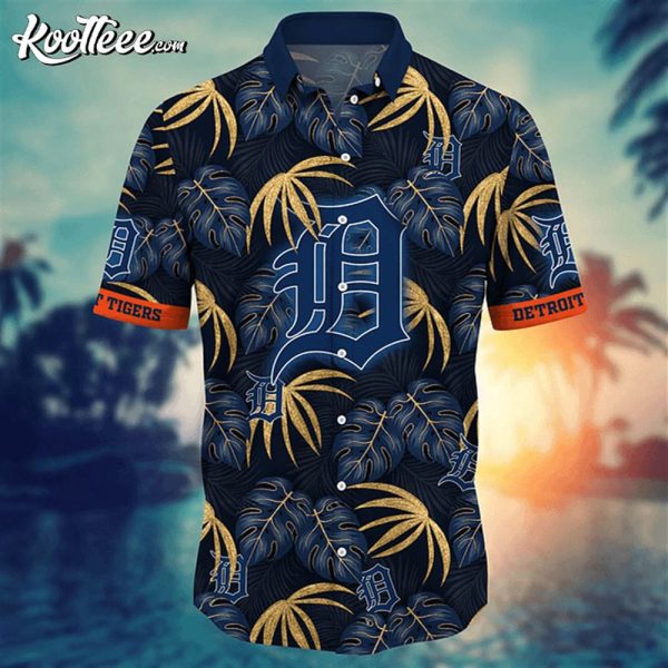 Detroit Tigers MLB Aloha Hawaiian Shirt