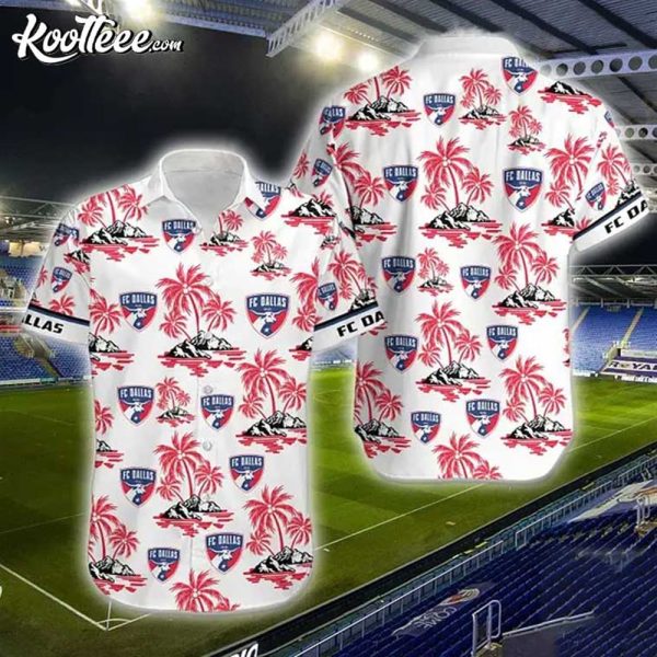 FC Dallas MLS Trendy Aloha Hawaiian Shirt