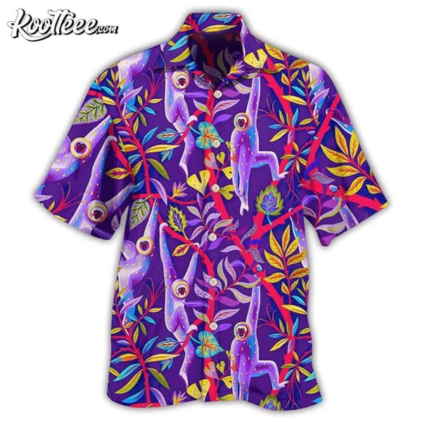 Colorful Monkey Aloha Hawaiian Shirt