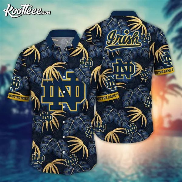 Notre Dame Fighting Irish NCAA Tropical Hawaiian Shirt